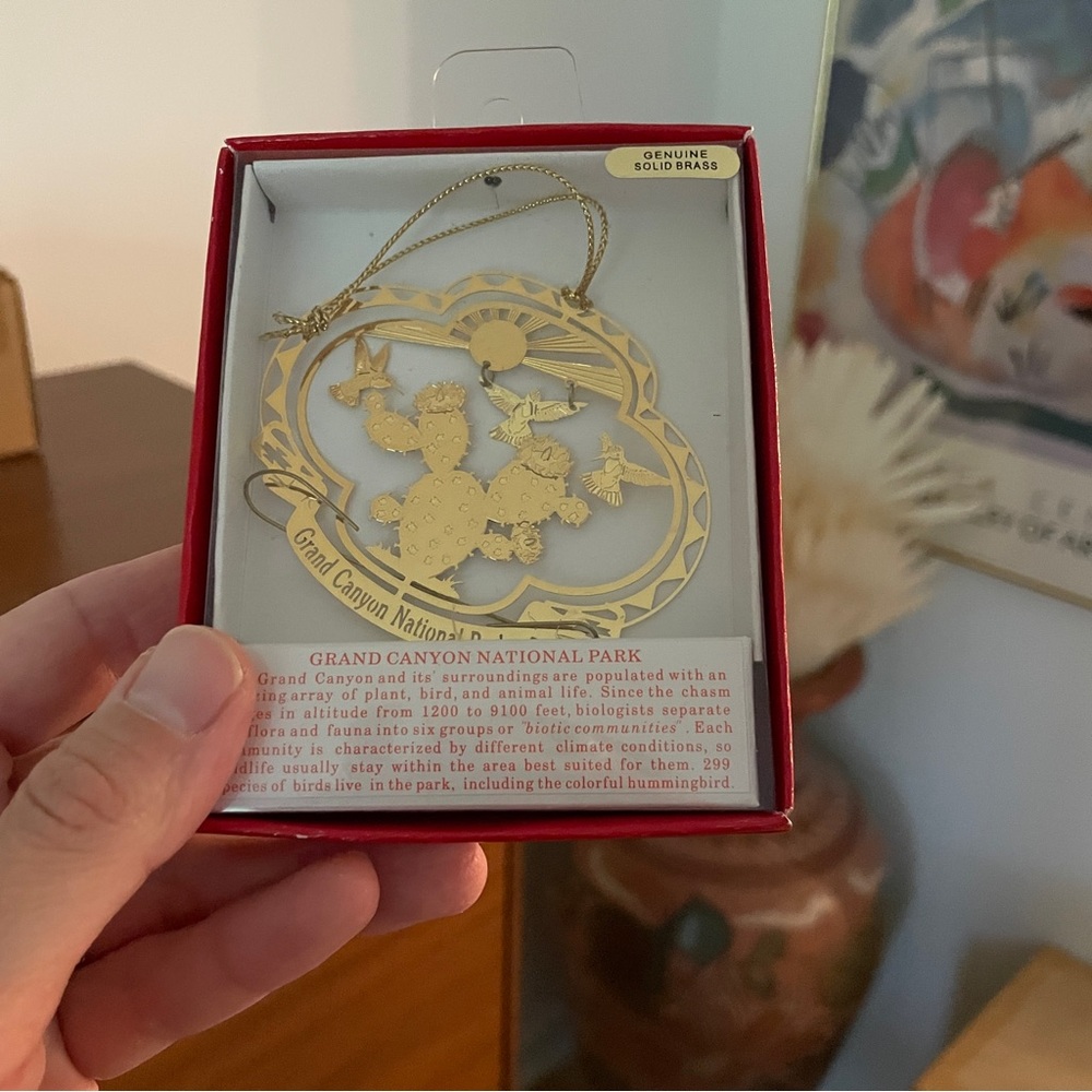 Grand Canyon National Park Brass Ornament